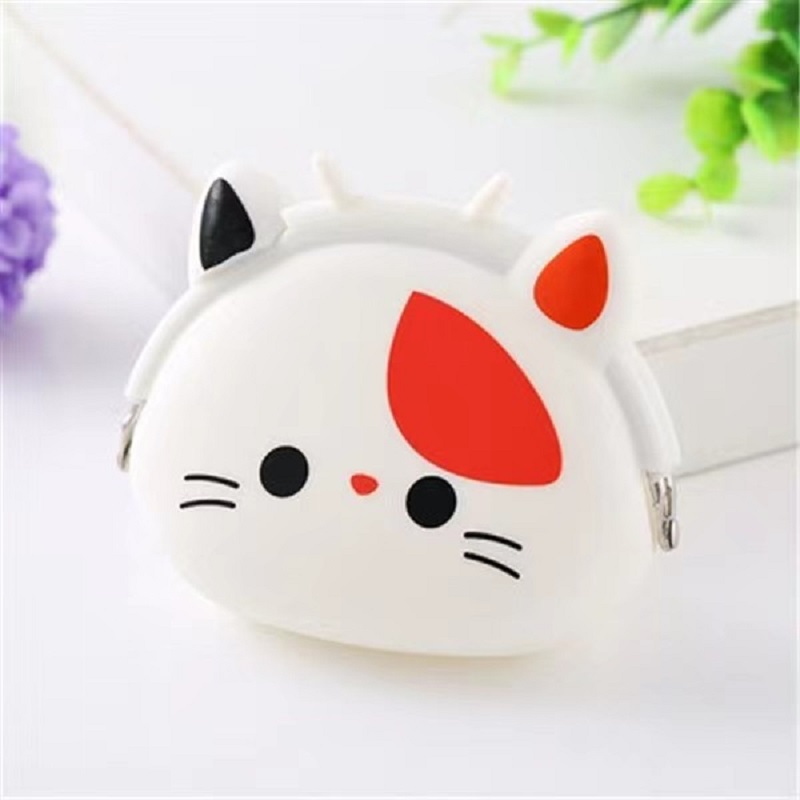 Cartoon Cute Small Wallet Mini Strawberry Bear Fox Coin Purse Pouch  Earphone Key Storage Bag - Temu