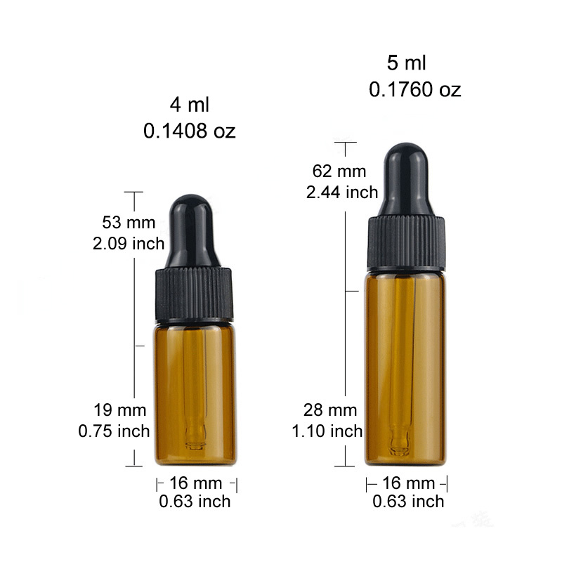 Warmhm 45 Stk Mini-glasflasche Mini-wunschflasche Laborprobenbehälter  Mini-flasche Aus Farbigem Glas Nachricht Glasflasche  Probenverschlussflaschen