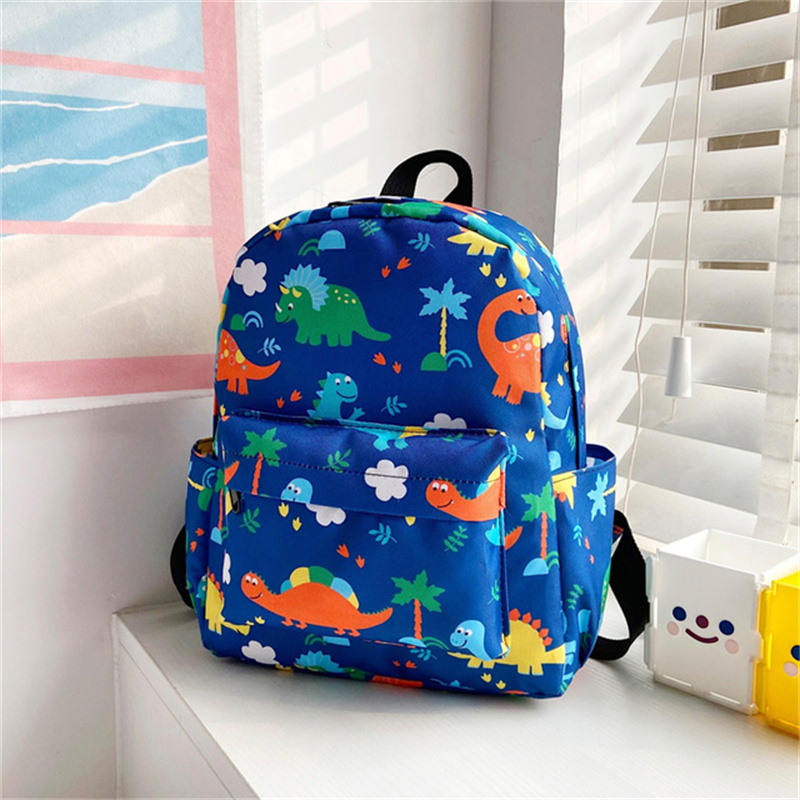 Children SchoolBags Dinosaur Rainbow Kindergarten Backpack