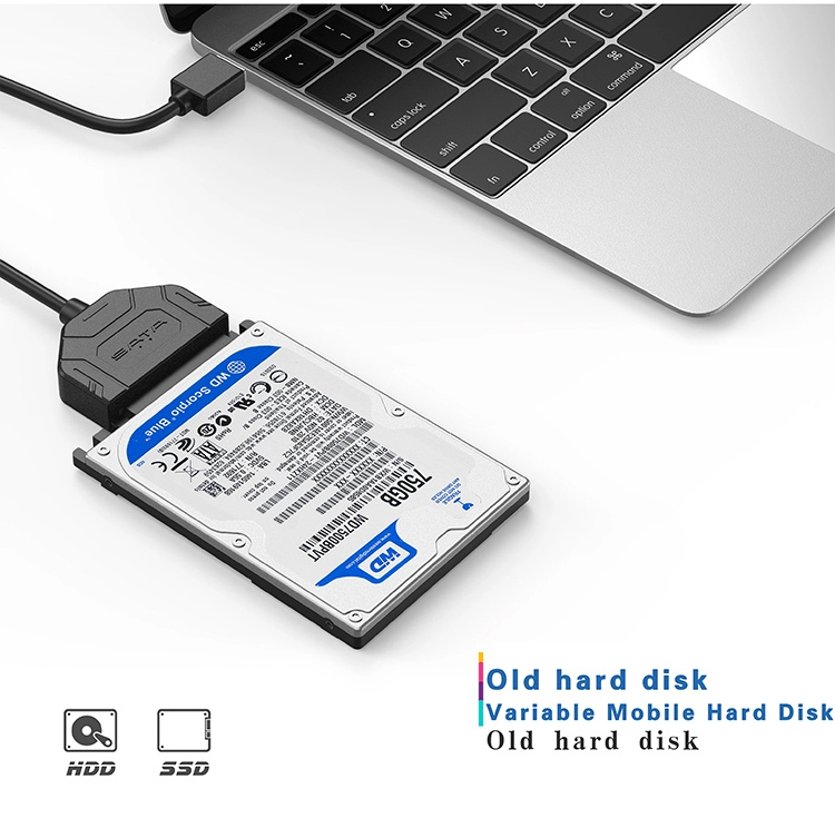 Usb 3 0 To Sata Adapter Sata To Usb 3 0 Cable Compatible 2 5 Temu