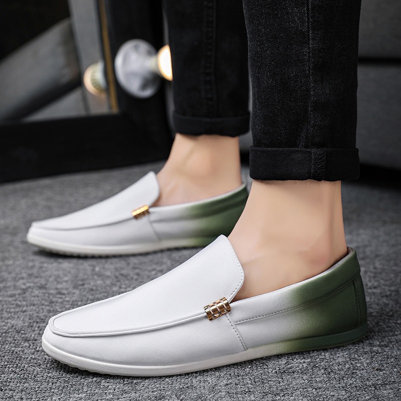 FLUORESCENT LOAFER WITH METAL DETAIL