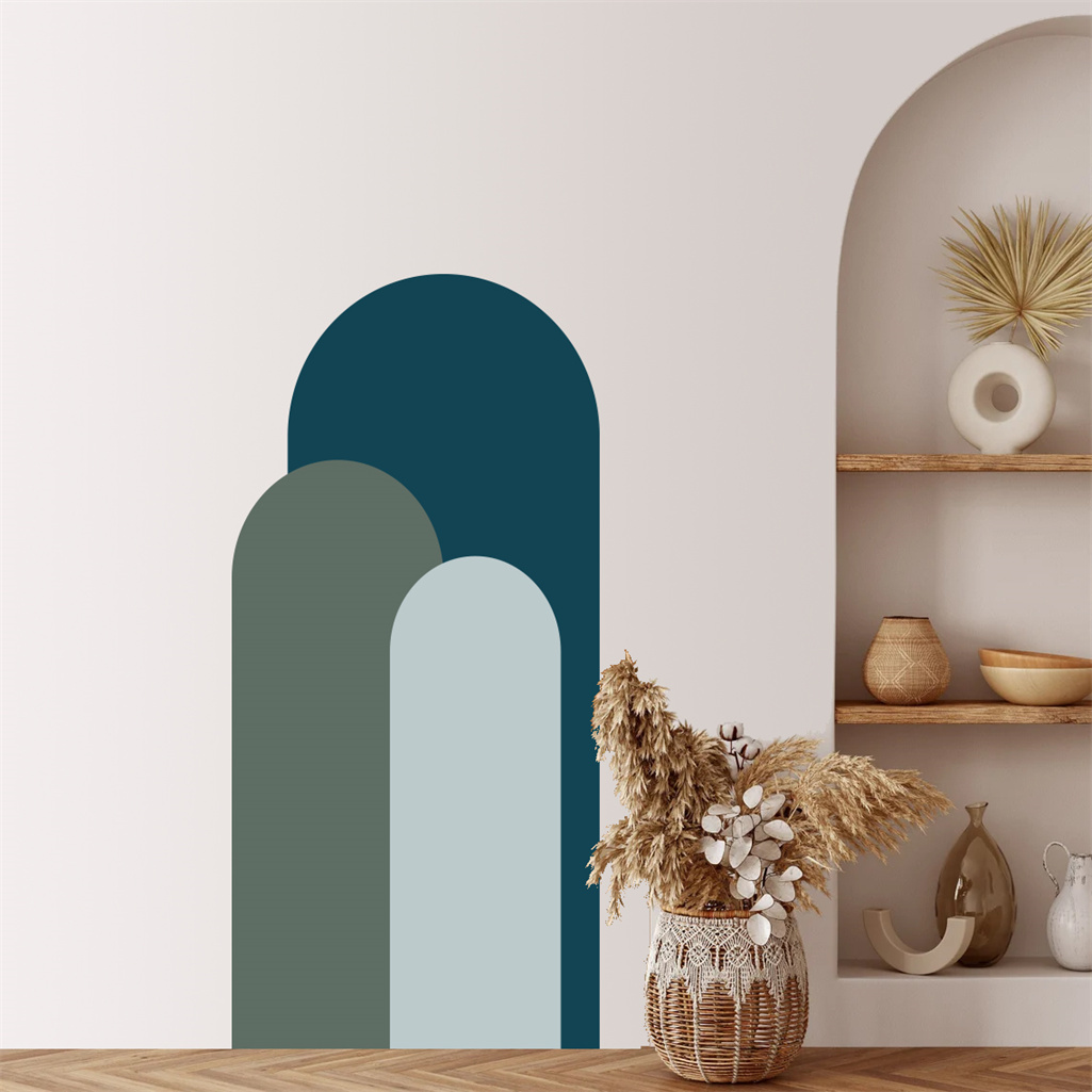 Arch Wall Sticker Geometric Diy Waterproof Self adhesive Temu
