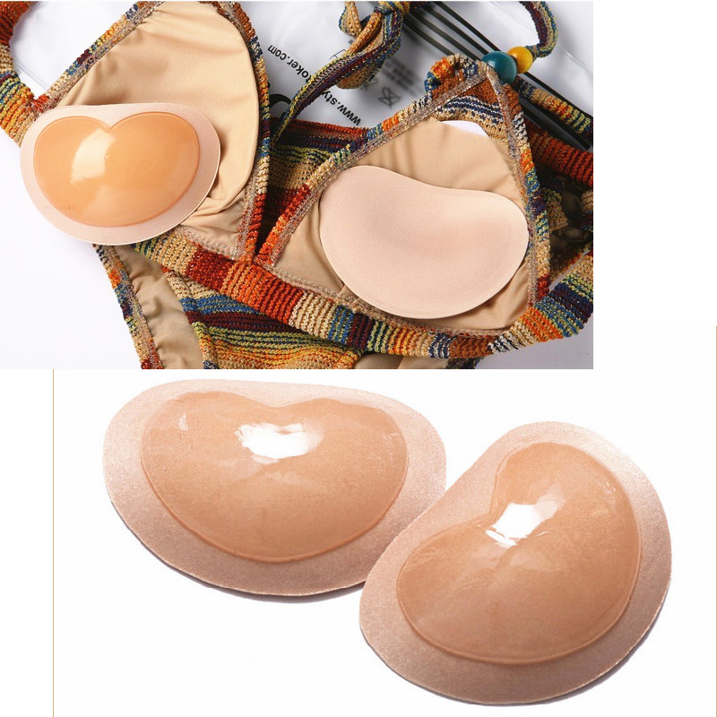 Nipple Pads Bikini Bra Filling Enhancer Swimsuit Adhesive Push Up