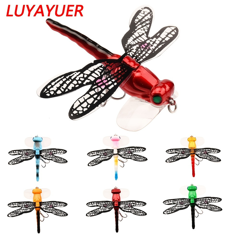 

1pc Premium Dragonfly Fly Fishing Lure For Trout - Topwater Artificial Bait With Wobbling Action - Ideal For Trolling - Lightweight And Durable - 6.2g/0.22oz, 7.5cm/2.95in