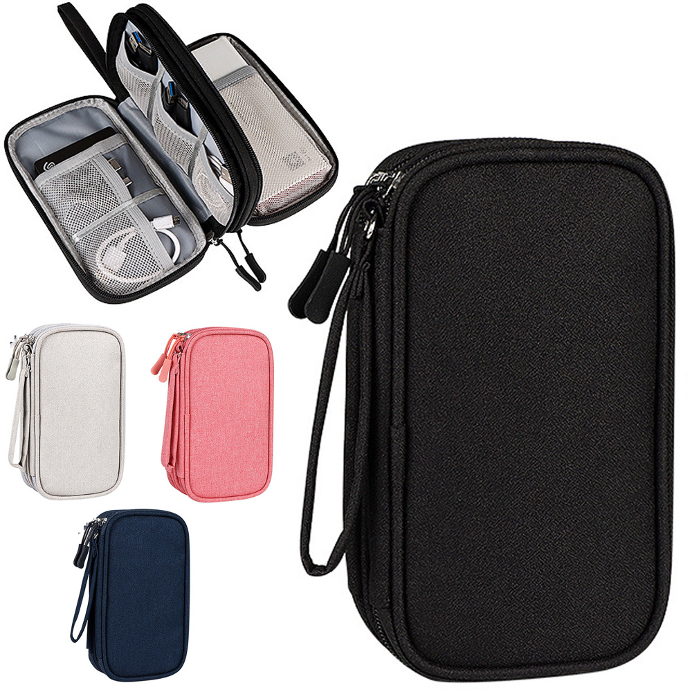 Sac de rangement d'écouteurs portable Hard Shell Digital Gadgets Case Eva  Bluetooth Bag Câble de données Mac Chargeur U Disque Housse de protection