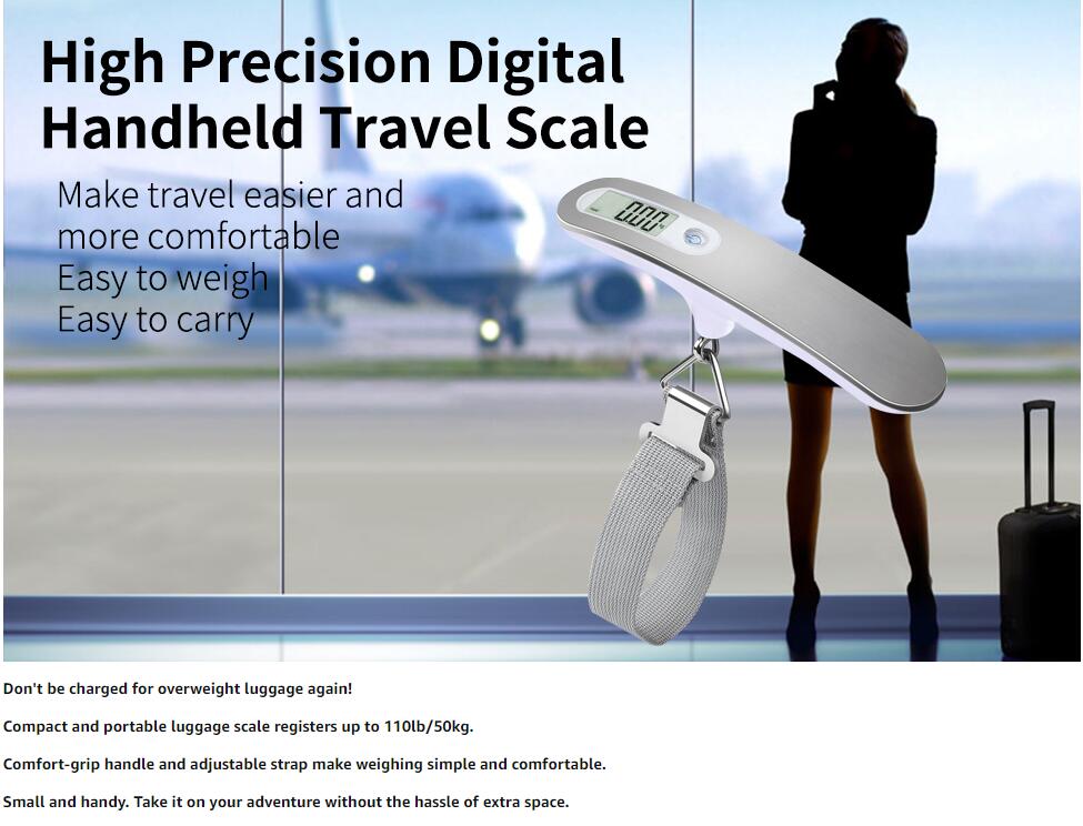 High Precision Luggage Scale, Digital Scale, Heavy Duty Weight