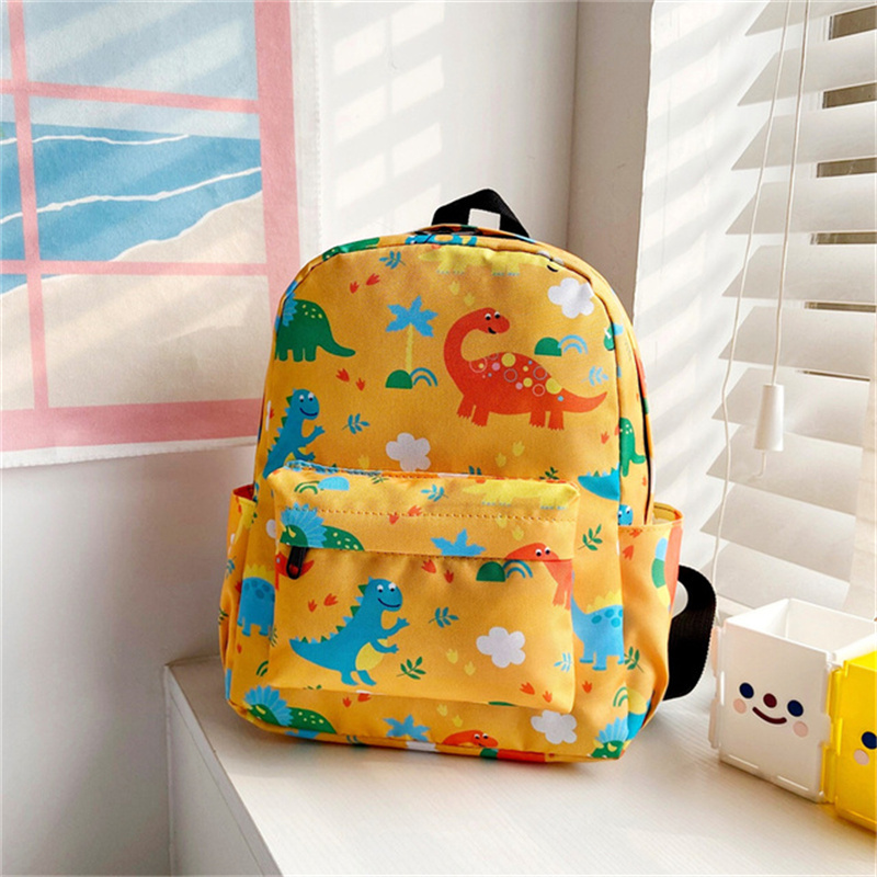 Children SchoolBags Dinosaur Rainbow Kindergarten Backpack