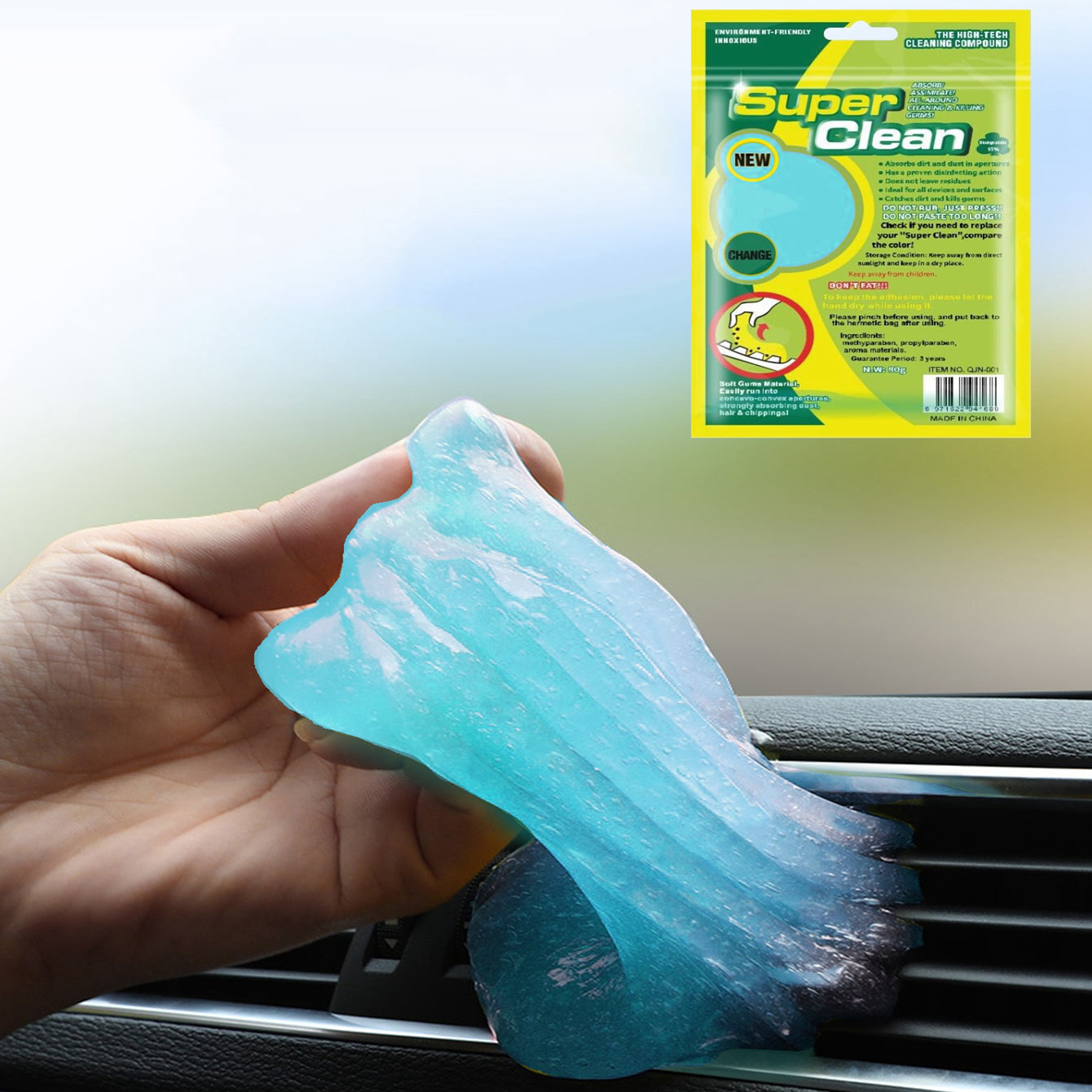 Buy UNIRAC Super Cleaning Gel for Car Interior Dust Cleaner for