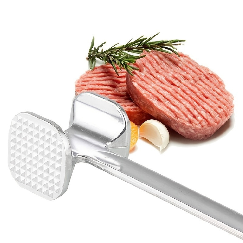 

1pc Aluminium Metal Meat Mallet Tenderizer, Steak Beef Chicken Hammer, Kitchen Tool