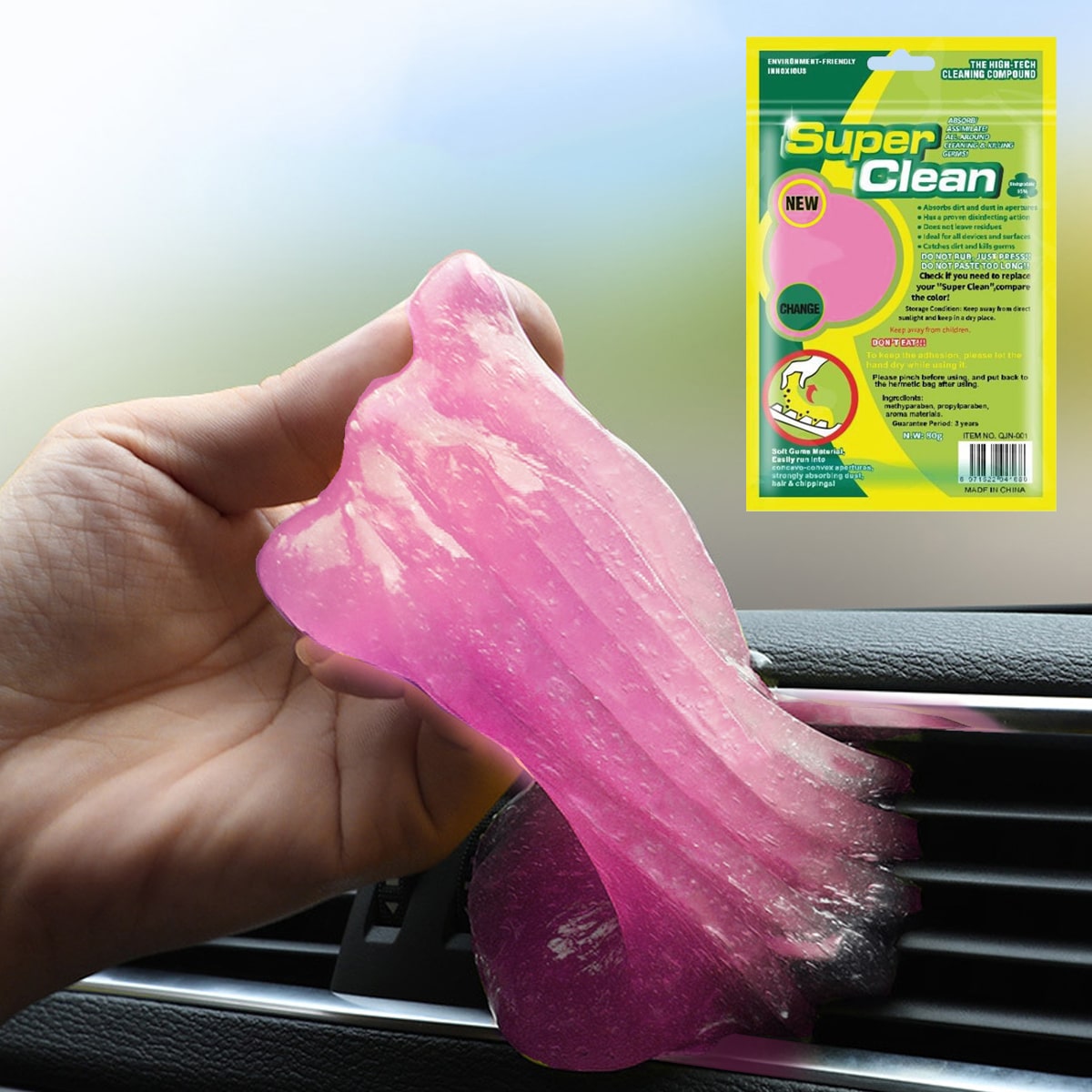 The Top Car Cleaning Gel Universal Dust Cleaner । 😁 Clean Your Car  Instantly with Car Cleaning Gel! 