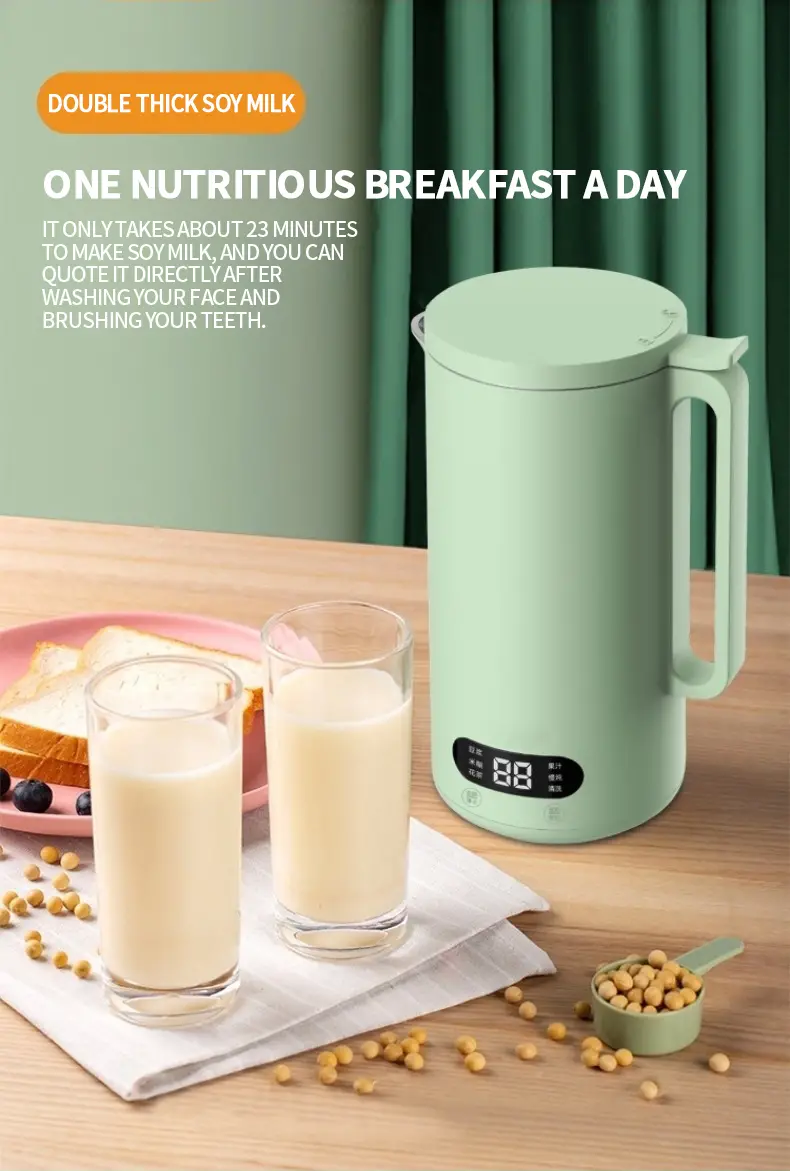 350ml portable soybean milk maker with juicer blender safety switch perfect for home use details 12