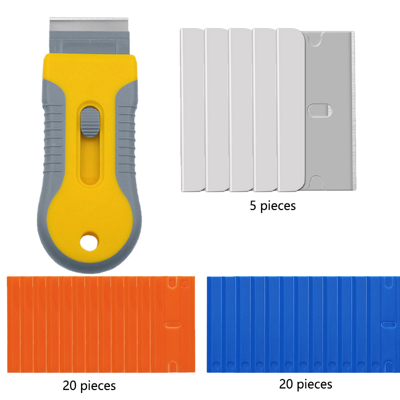 Razor Blade Scraper Tool for Removing Label Registration Sticker