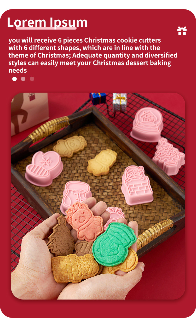 Mini Christmas Cookie Set (6 Pieces)