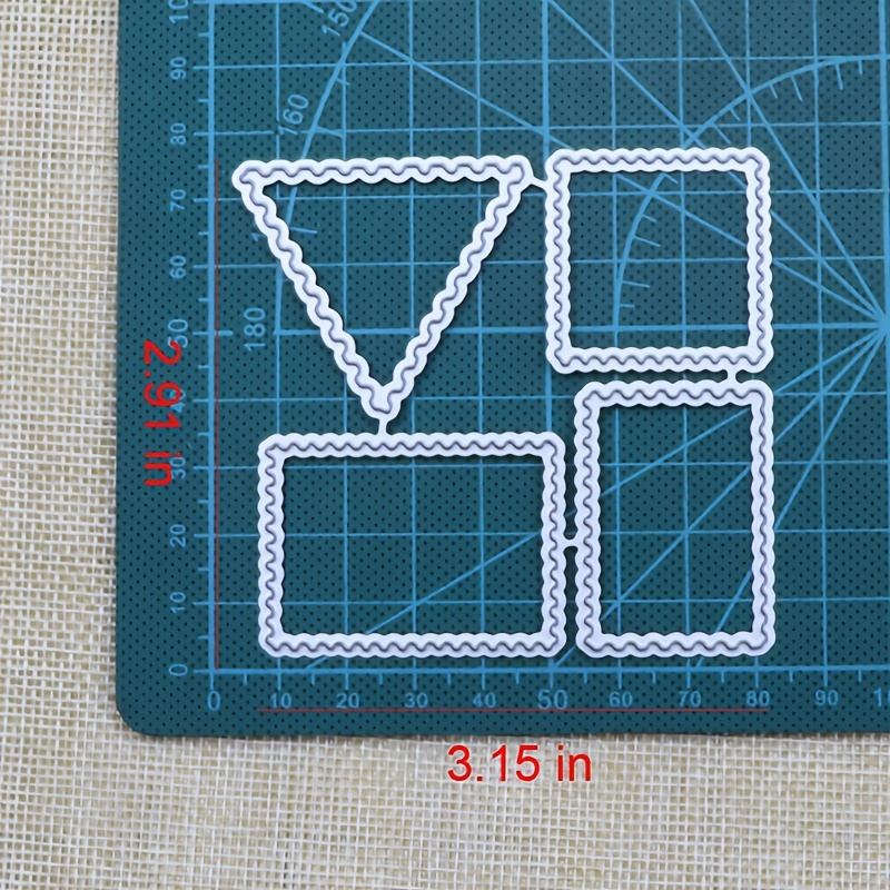 Circle & Square Pull & Reveal Metal Cutting Dies For Card Making Diy