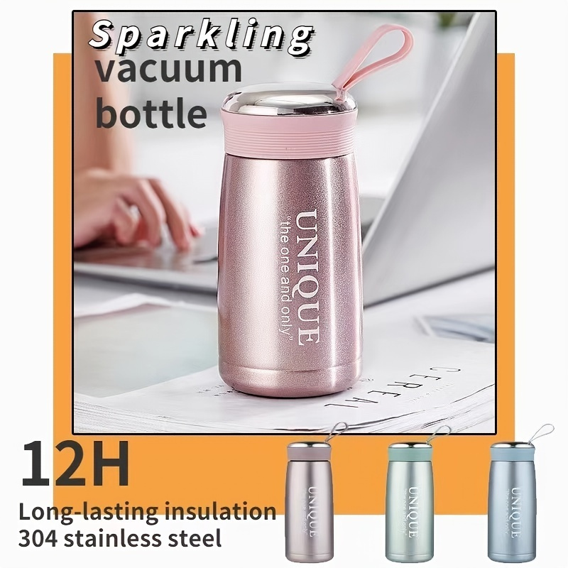 

1pc Vacuum Flask Insulation Vacuum Bottle Small Travel Bottle Cute 304 Stainless Steel Student Ladies Tea Coffee Water Bottle Cup