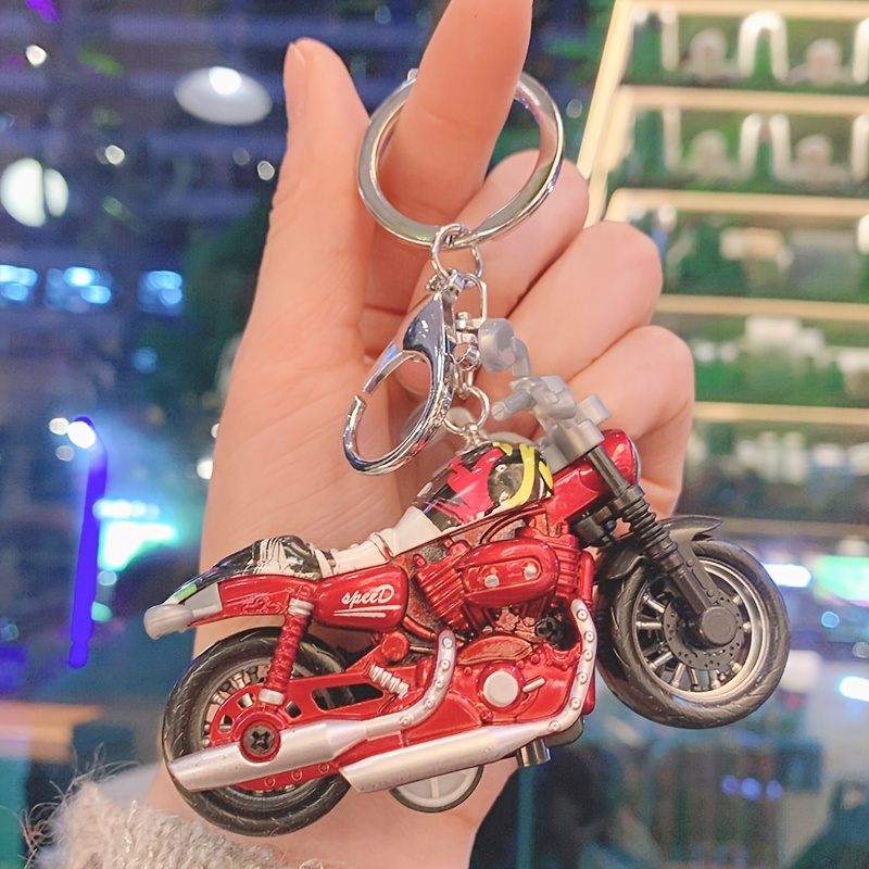 Fashion Personality Motorcycle Key Ring Pendant Tt Key Ring