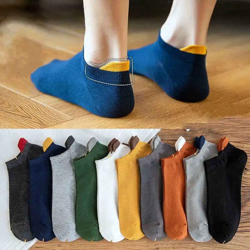 Men's Low-cut Socks Heel Guard - Temu