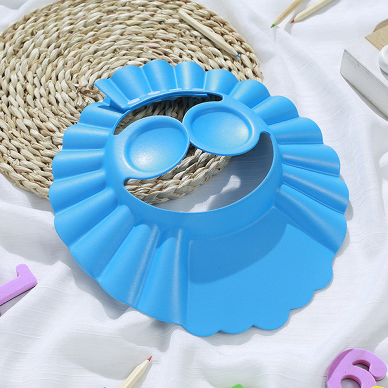 Bonnet de douche souple réglable pour bébé, chapeau de lavage des cheveux  pour enfants, protection des oreilles, couvre-chef sûr pour enfants,  shampoing, bain - AliExpress