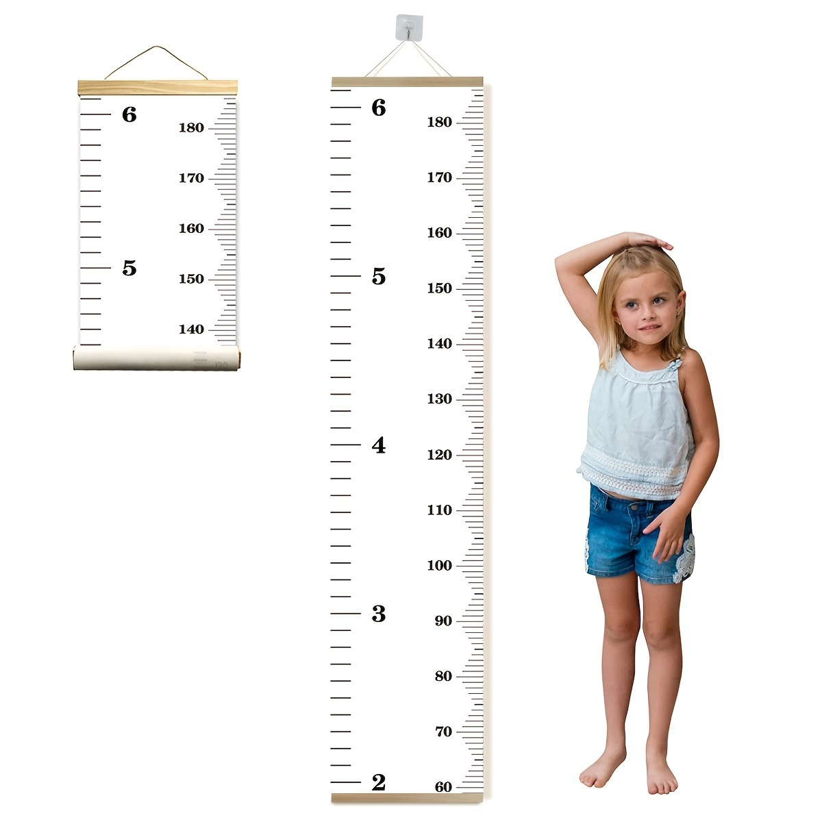 1pc Growth Charts For Kids Accurate Baby Height Growth Chart Ruler 