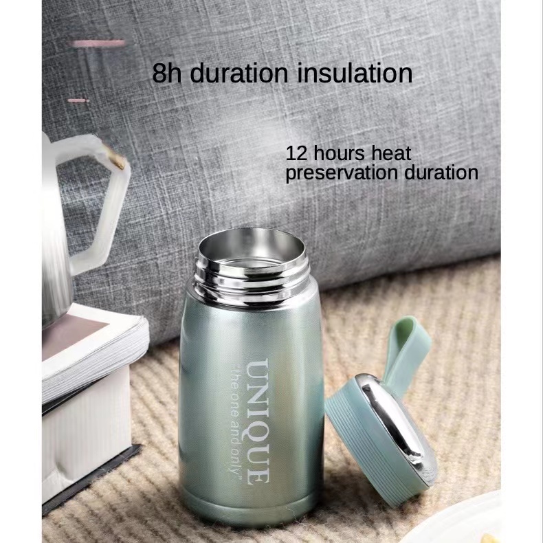 Insulated Coffee Mug 304 Stainless Steel Tumbler Water Thermos Vacuum Flask  Mini Water Bottle Portable Travel Mug Thermal Cup