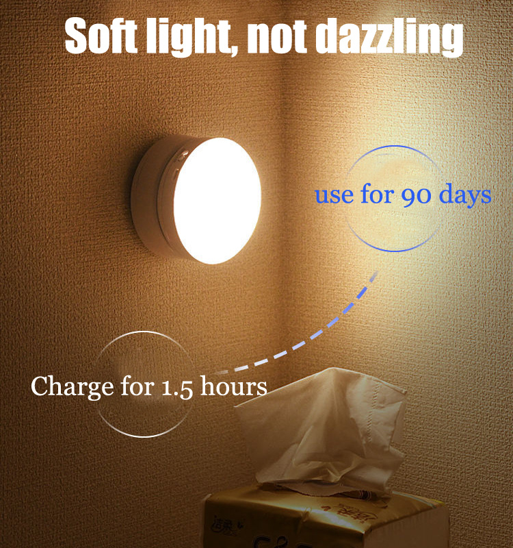 Motion Sensor Night Light 6 Led Creative Night Light Temu