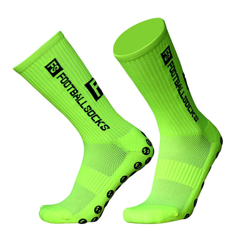 Shuwnd Round Silicone Suction Football Socks