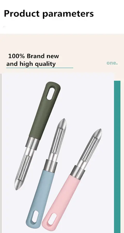 1pc stainless steel vegetable peeler with non slip handle and sharp blade effortlessly peel vegetables and fruits with ease kitchen accessories details 4