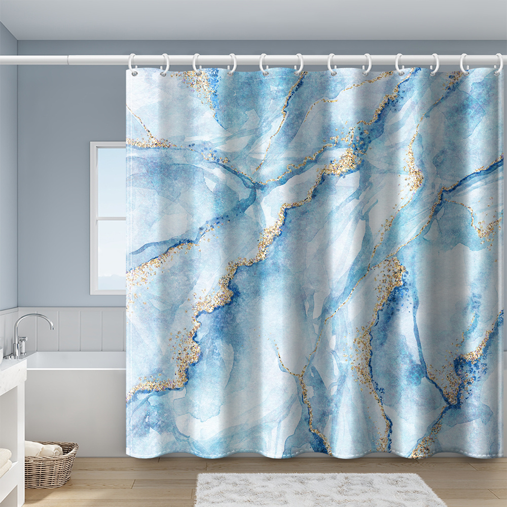 Golden Koi Fish Shower Curtain