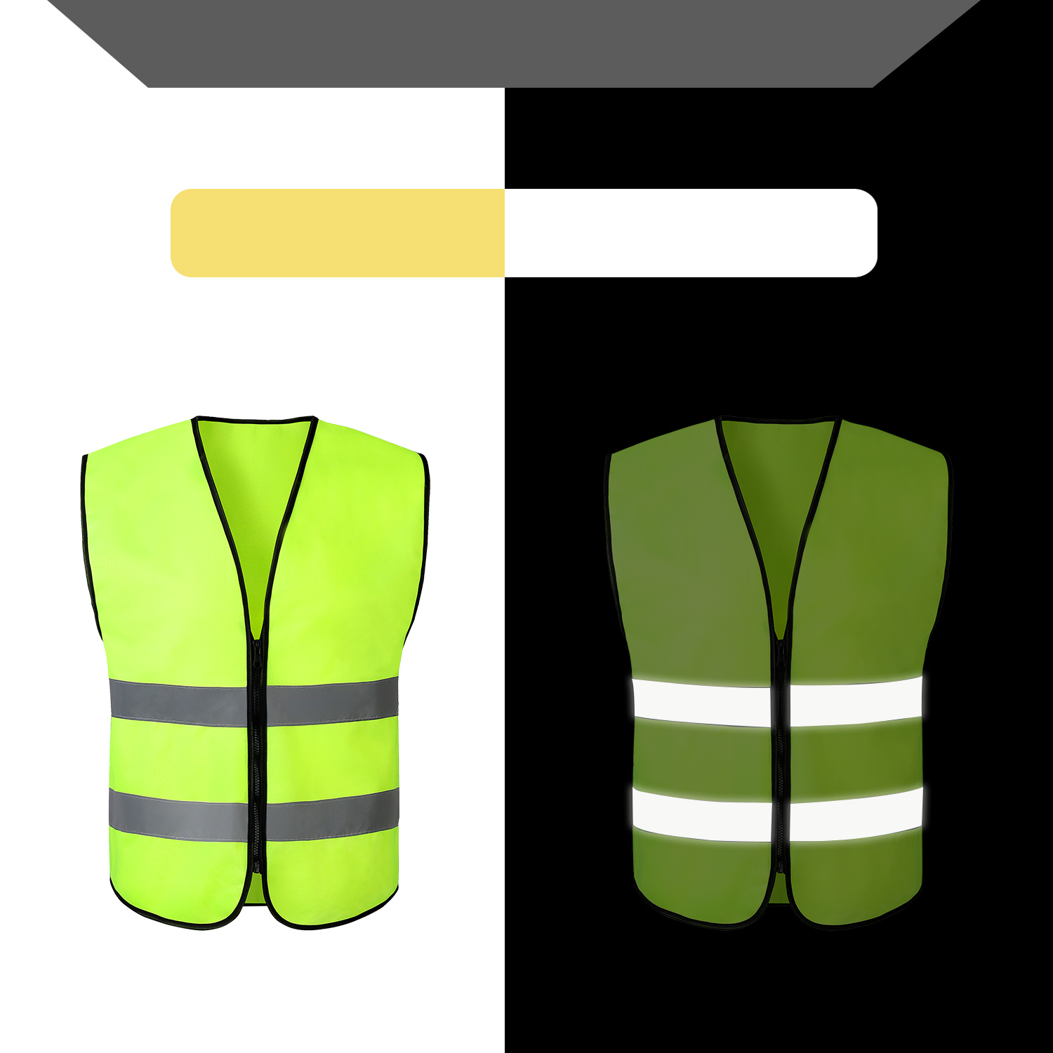 Chaleco de seguridad reflectante para ropa reflectante, chaleco de  construcción de alta visibilidad, ropa de trabajo reflectante y  transpirable, con