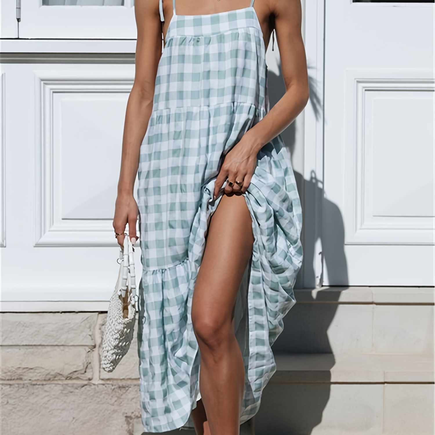 Sexy gingham outlet dress