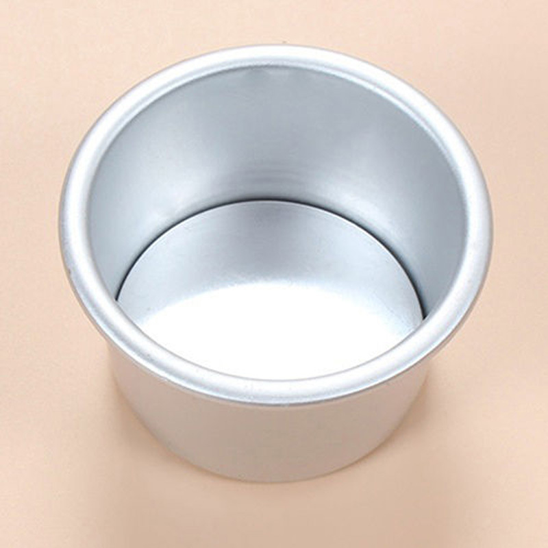 a small 2 inch mini aluminum golden round removable bottom cake mold with anodized thickened bottom mold for baking diy cakes details 2