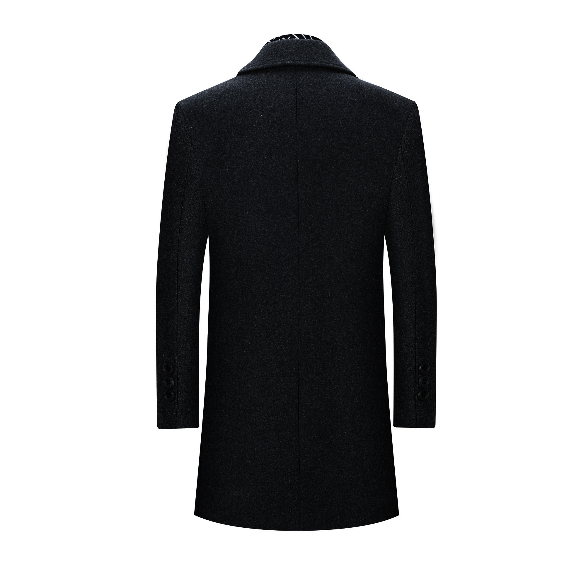 Cappotto di lana Cappotto lungo da uomo Giacca a vento lunga Giacca lunga  da uomo Giacca da uomo vintage retrò slim fit Hombre Giacca da uomo casual