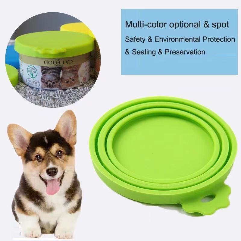 Universal Silicone Pet Food Covers Keep Dog Cat Food Fresh - Temu