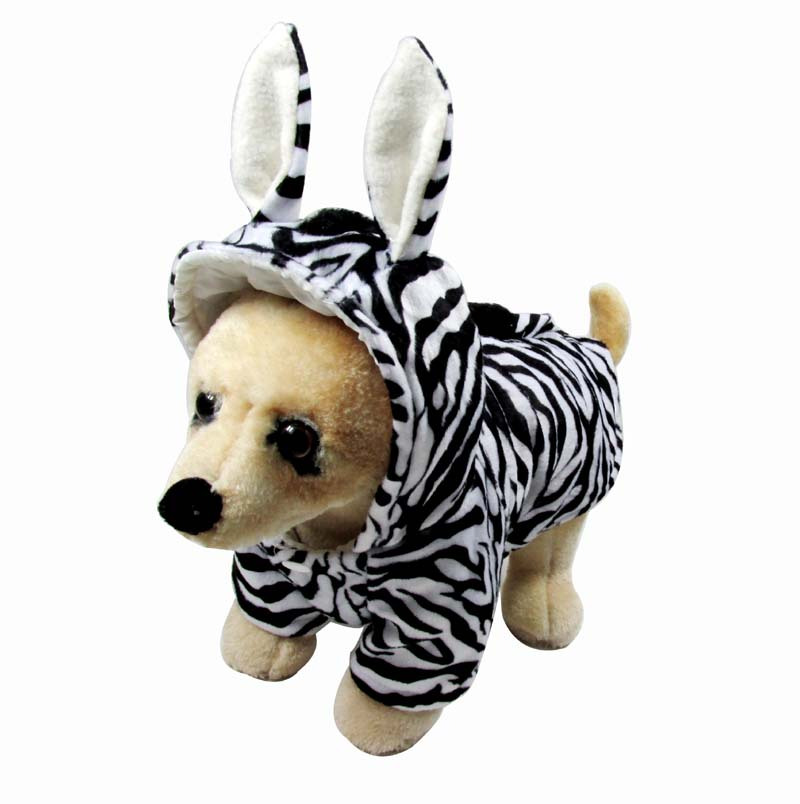 zebra dog costume