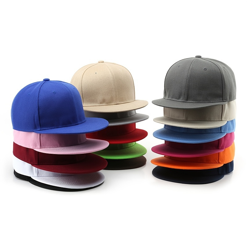 

1pc Men's Hat Spring And Autumn Solid Color Plate Cap For Outdoor Sports Travel Women Sunscreen Sun Shading Sun Baseball Cap, Structured Flatfile Snapback Cap, Ideal Choice For Gifts