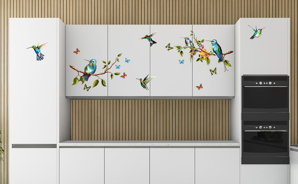 1 ensemble de stickers muraux colibri peler et coller décor - Temu Belgium