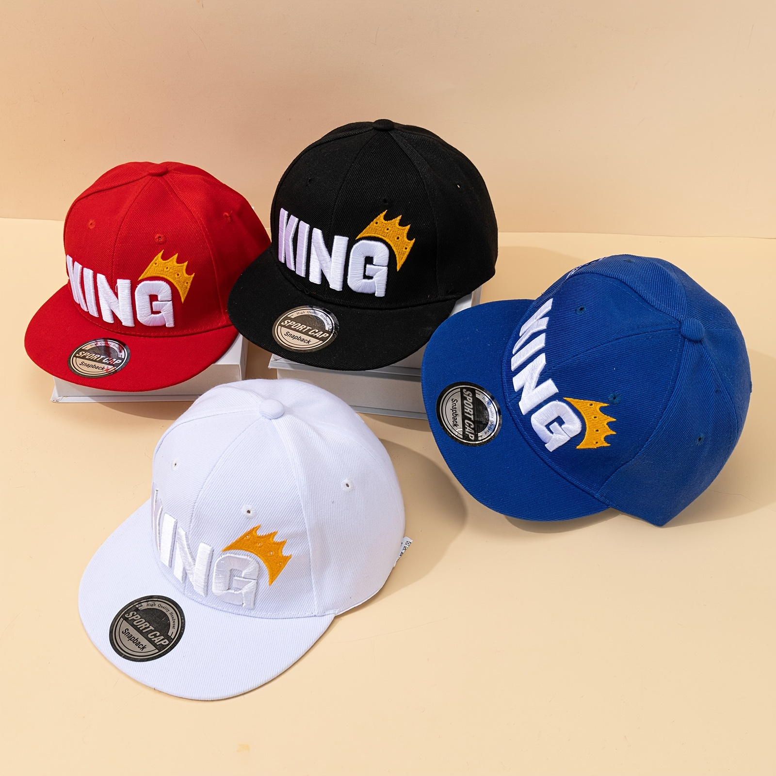 King Embroidered Children's Baseball Cap