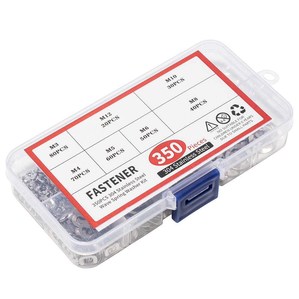 Spring Wave Washer Gasket Assortment Kit M3 M4 M5 M6 M8 M10 Temu New