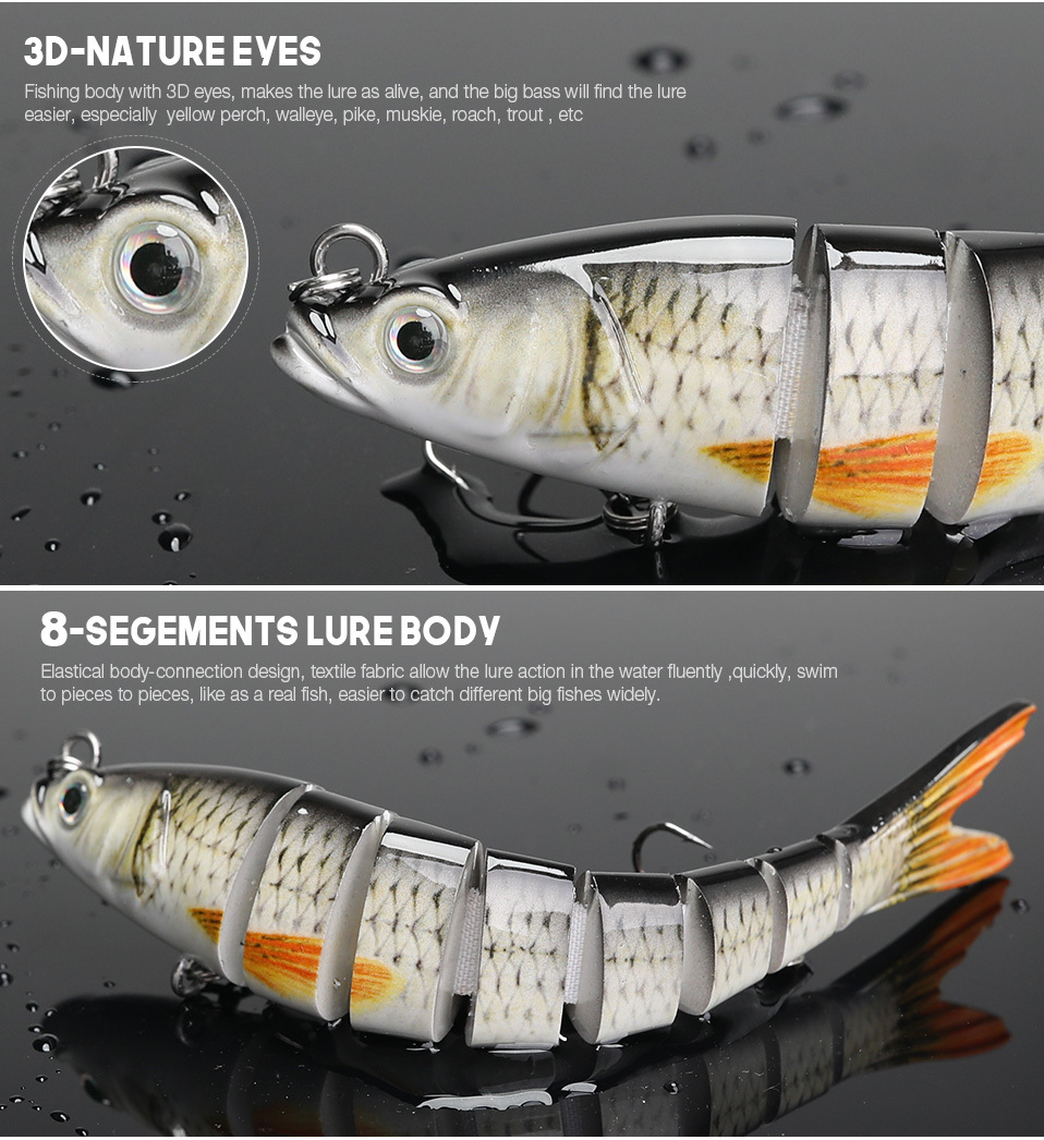 Cebo Triple Articulado, Cebo Para Natación, Planeador, Diseñ | Cuotas