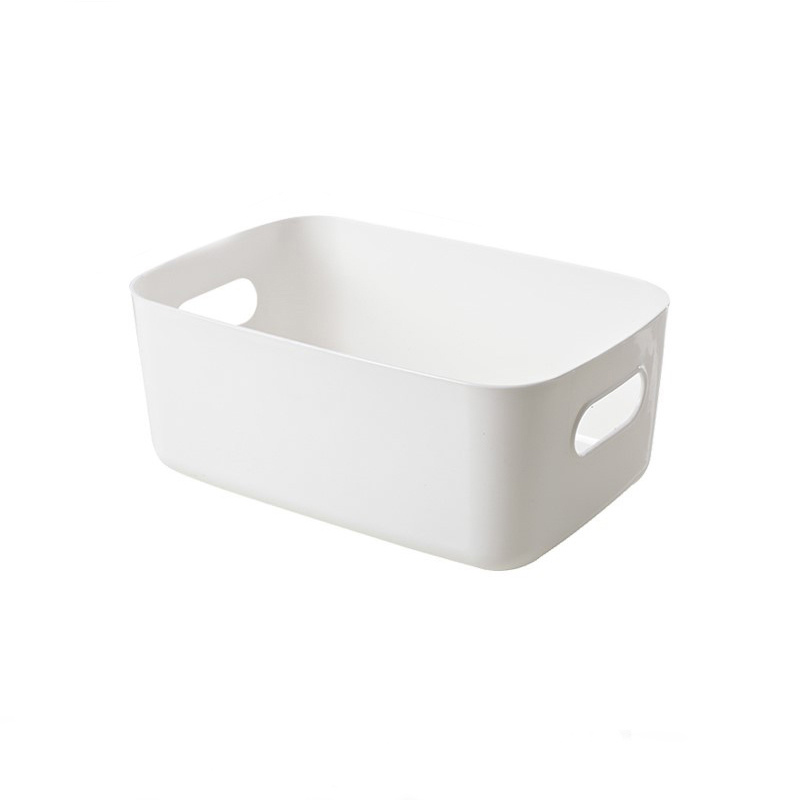 Plastic Storage Basket Open Storage Bin With Handles - Temu