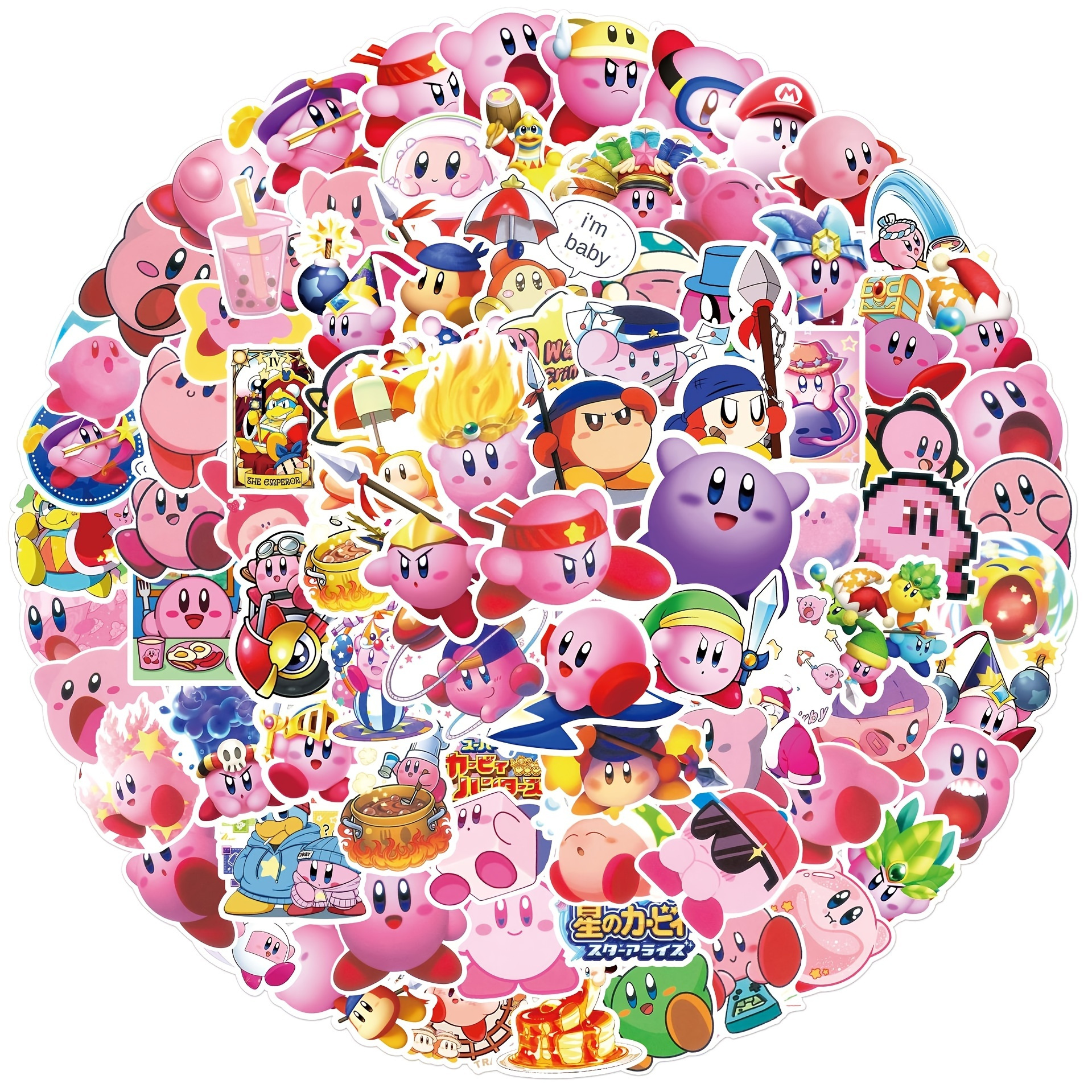 Kirby Stickers - Buy Kirby Planet Robobot Stickers, Kirby Decal And Cute Kirby  Stickers Online With Free Shipping On Temu