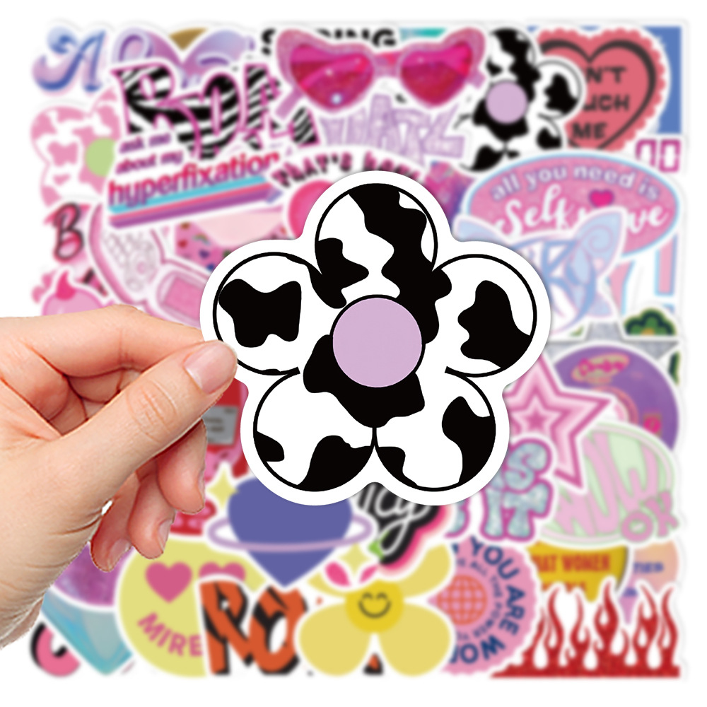 Preppy Stickers Aesthetic Happy Face Stickers For Water - Temu