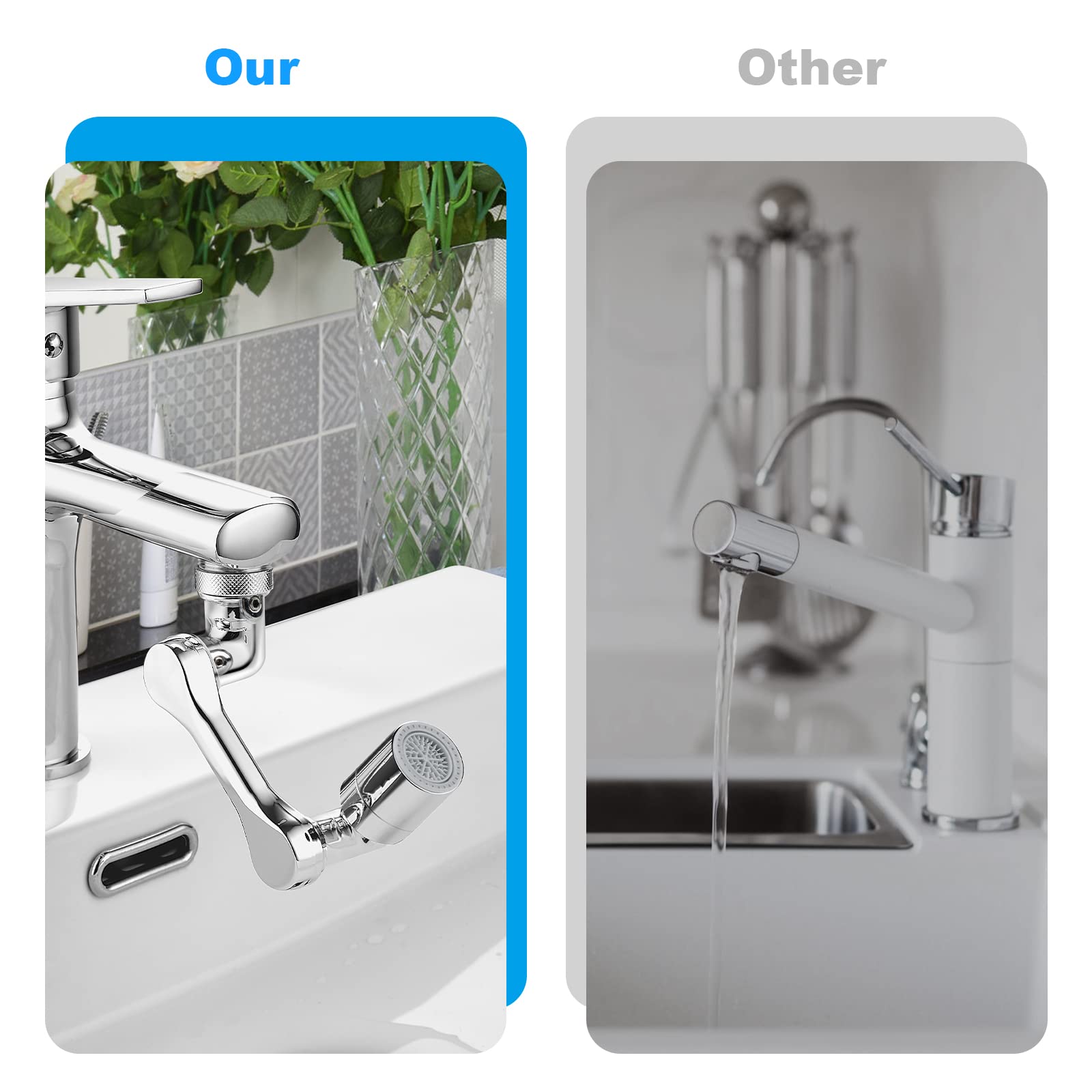 Rotating 1080°faucet Extender Angle Swivel Faucet Aerator Temu New Zealand