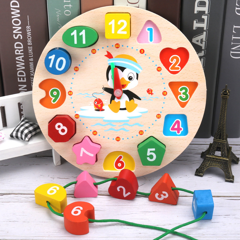 Early Learning Centre Wooden Teaching Clock Pre school Temu