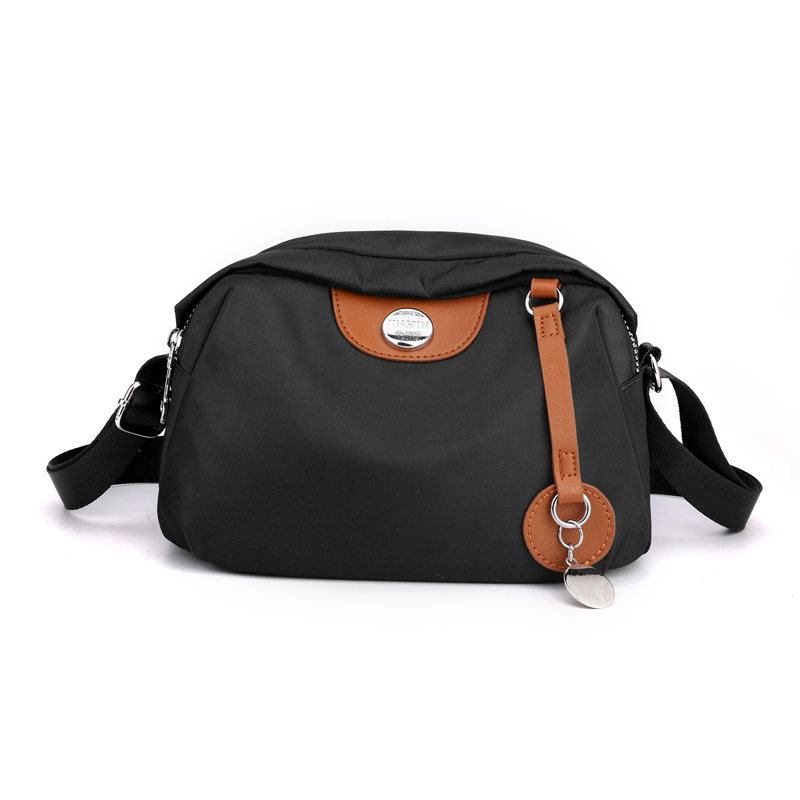 Nylon schoudertas dames lichtgewicht effen kleur crossbody Temu