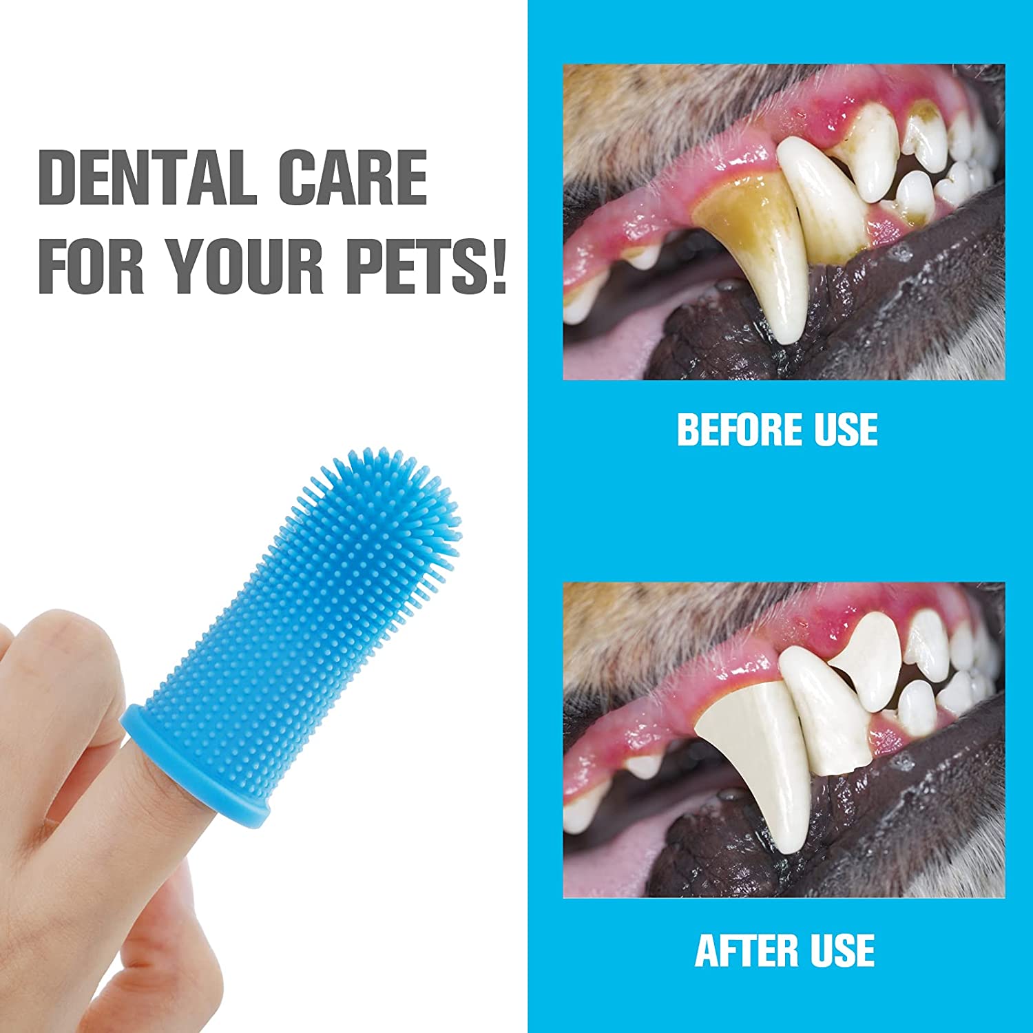 Super Soft Silicone Toothbrush Perfect Cleaning Dog Cat's Temu