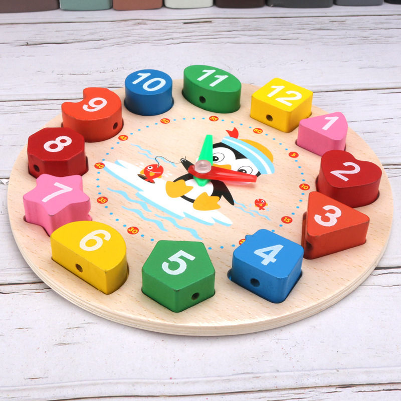 Early Learning Centre Wooden Teaching Clock Pre school - Temu