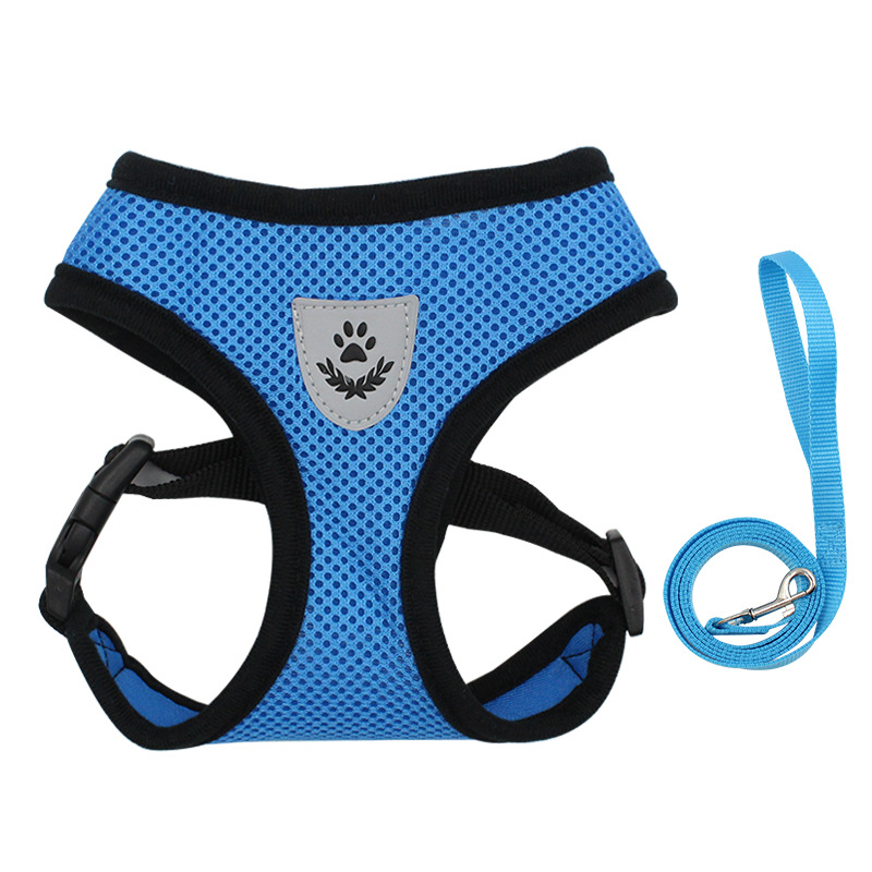 Cat Harness Small Dog Leash Adjustable Kitten Harness Blue Xs Reflective  Cat Harness Collar Breathable Vest For Rabbit, European Cat, Maine Coon,  Pers