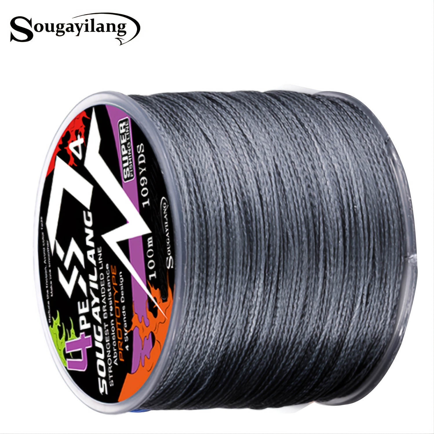 Sougayilang 4 Strands Pe Braided Fishing Line Strong Durable - Temu  Luxembourg