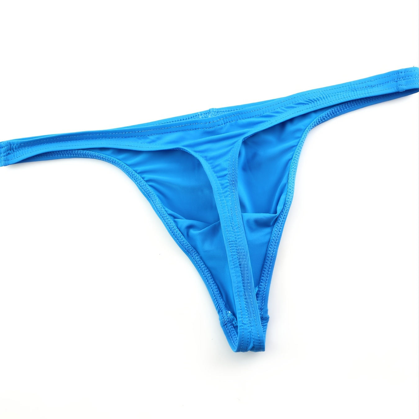 1pc Men Blue Breathable Low Waist G Strings Thongs - Clothing, Shoes ...